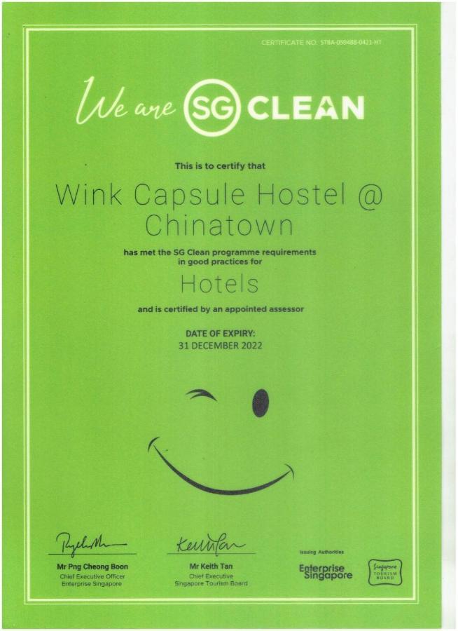 Wink At Mosque Street Hotel Singapore Ngoại thất bức ảnh